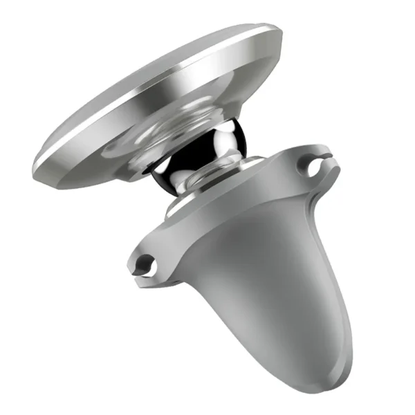 SUPORT AUTO Baseus OS pt. SmartPhone, fixare grilaj ventilatie, magnetic, 2 x clips cablu, argintiu "SUGX020012" - 6932172627034 - Image 2