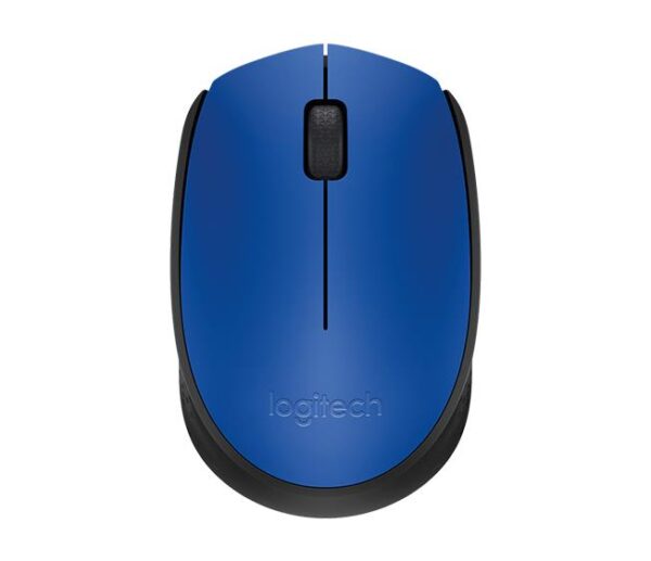 MOUSE LOGITECH, "M171", PC sau NB, wireless, 2.4GHz, optic, 1000 dpi, butoane/scroll 3/1, , albastru, "910-004640" (timbru verde 0.18 lei)