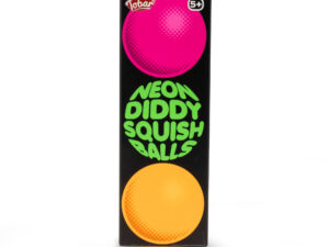 SCRUNCHEMS Neon Diddy Squish Ball, 3 pack