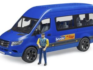 Samochód Mercedes Benz Sprinter minibus niebieski z kierowcą