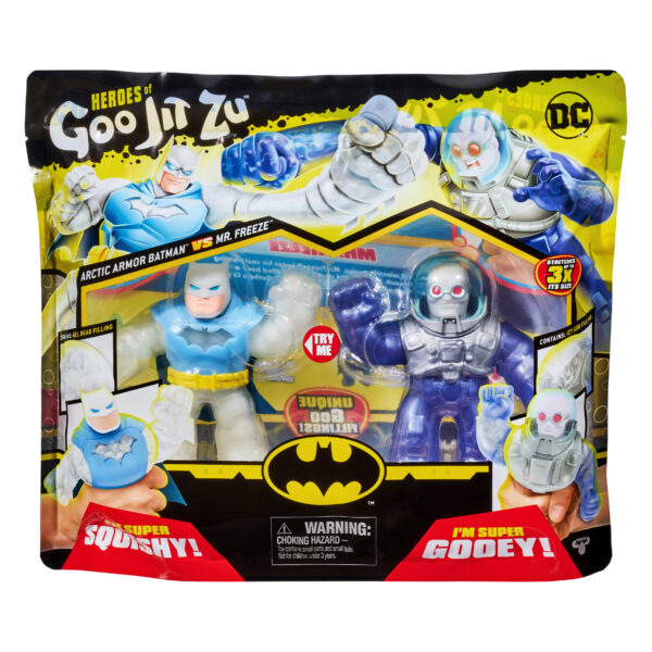 HEROES OF GOO JIT ZU DC Double Pack - Arctic Batman vs Mr Freeze