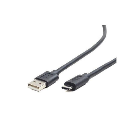 CABLU alimentare si date GEMBIRD, pt. smartphone, USB 2.0 (T) la USB 2.0 Type-C (T), 3m, negru, "CCP-USB2-AMCM-10" (timbru verde 0.08 lei)