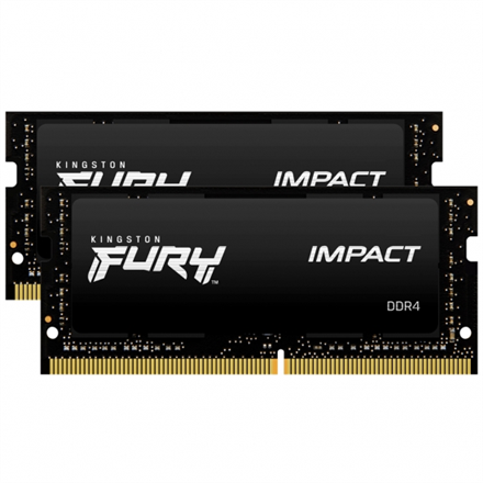 Kingston 16GB (2 x 8 GB) DDR4 3200MHz CL20 FURY Impact SODIMM - Image 3