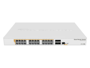 NET ROUTER/SWITCH 24 POE+/SFP+/CRS328-24P-4S+RM MIKROTIK, "CRS328-24P-4S+RM" (timbru verde 2 lei)