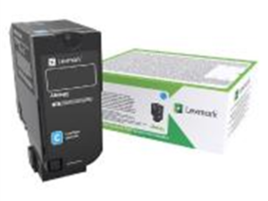 Lexmark - Vysok� v�t�nost - azurov� - origin�ln� - kazeta s barvivem LCCP, LRP, Lexmark Corporate - pro Lexmark CX725de, CX725dhe, CX725dthe
