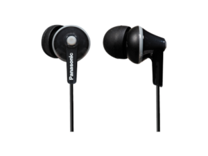 range 6Hz - 24kHz, 16W, 104dB/mW, closed type headphones, length of cord 1.2m, 3 sizes of silicone earphones "RP-HJE125E-K" (timbru verde 0.8 lei)