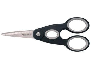 Fiskars 1003034 kitchen scissors 220 mm Grey, Stainless steel Universal