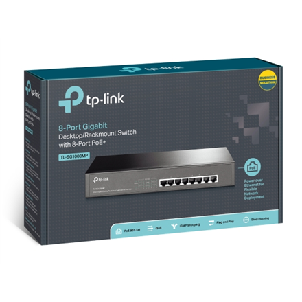 Switch TP-Link TL-SG1008MP Rackmount - Image 2