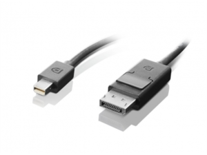 Lenovo - DisplayPort-kabel - Mini DisplayPort (hane) till DisplayPort (hane) - 2 m - f�r ThinkCentre M75t Gen 2, ThinkPad P51, ThinkStation P330 Gen 2, P34X, P350, P520, P620