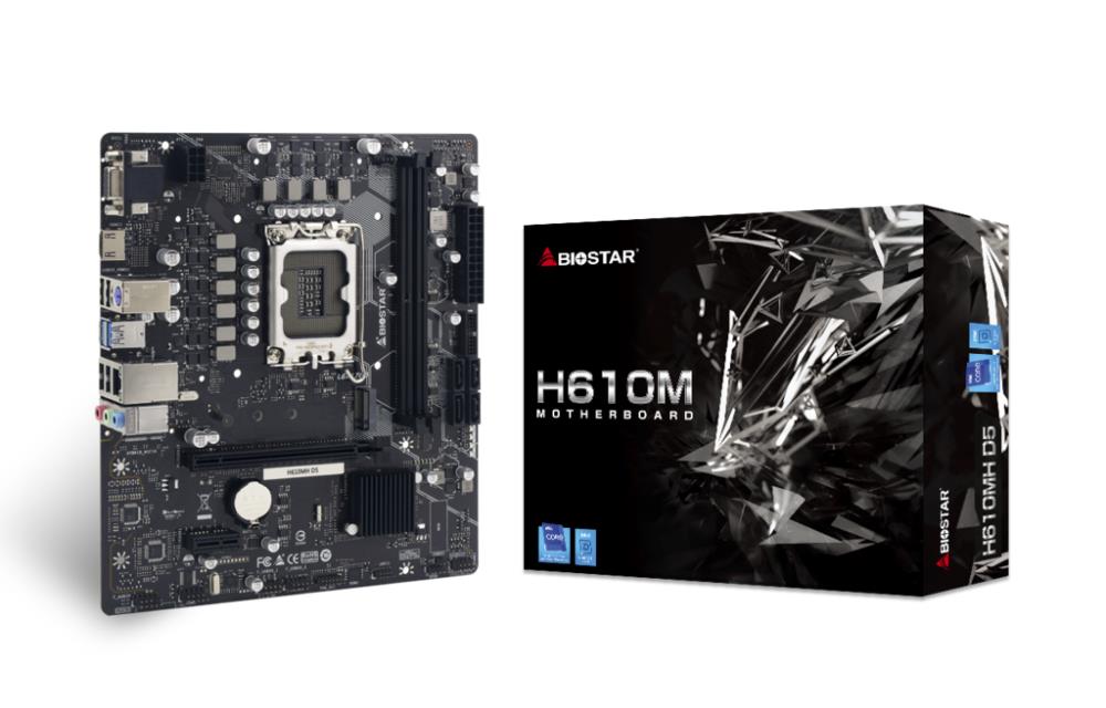 MB BIOSTAR H610MHP D5 6.2 LGA1700 DDR5 "H610MH D5"