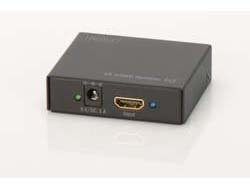 Rozdzielacz/Splitter HDMI 2-portowy, 4K 30Hz UHD 3D, HDCP 1.3, audio
