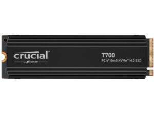 SSD|CRUCIAL|T700|2TB|M.2|PCIe Gen5|NVMe|TLC|Write speed 11800 MBytes/sec|Read speed 12400 MBytes/sec|TBW 1200 TB|CT2000T700SSD5