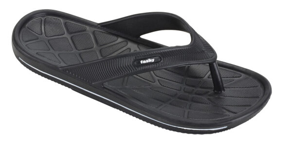 Slippers unisex V-Strap FASHY 75323 20 size 44 black - Image 2