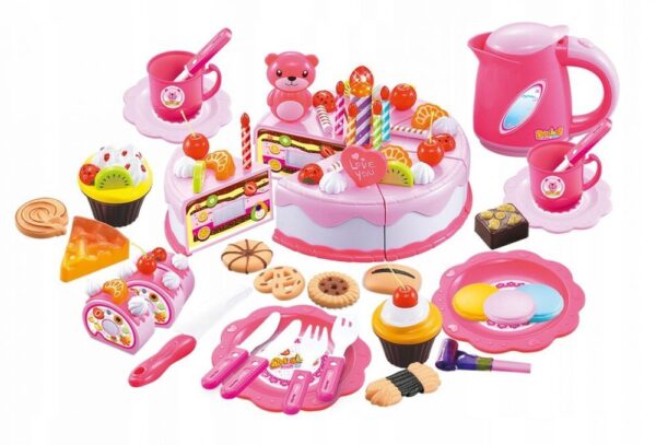 Birthday cake cutting set Ecotoys