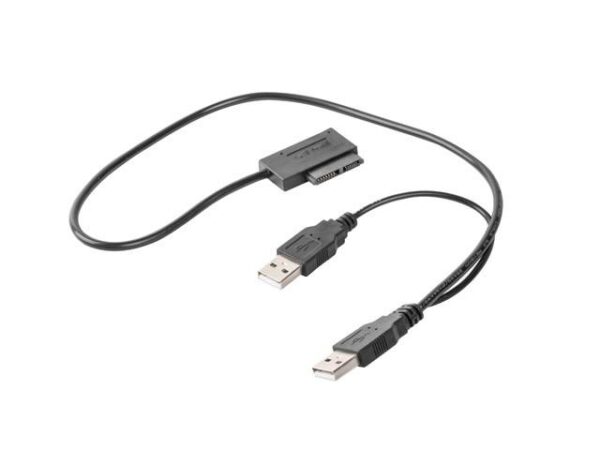 Adapter USB(M)+Power -> SATA Slim SSD (na kablu)