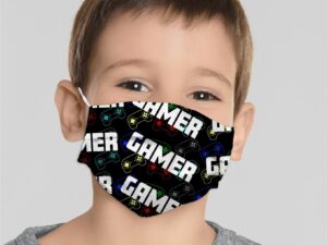 Mocco Gamer Child Cotton Face Mask Multiple Use 15x25 cm
