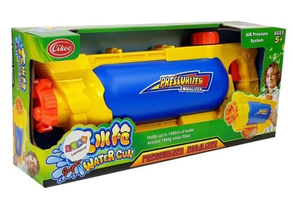 Water Gun  1450 ml Yellow- Blue - Image 4