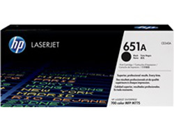 TONER CARTRIDGE 651A BLACK/.