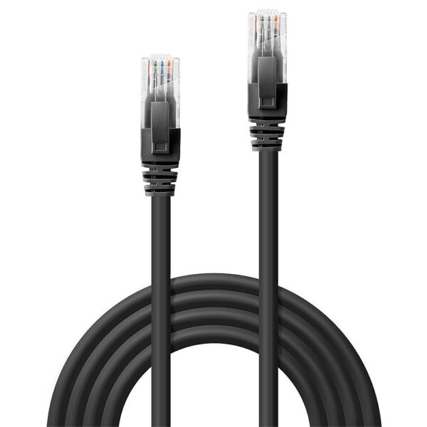 Lindy patch cable - 1 m - black