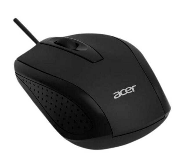 Acer wired USB optical mouse black bulk pack