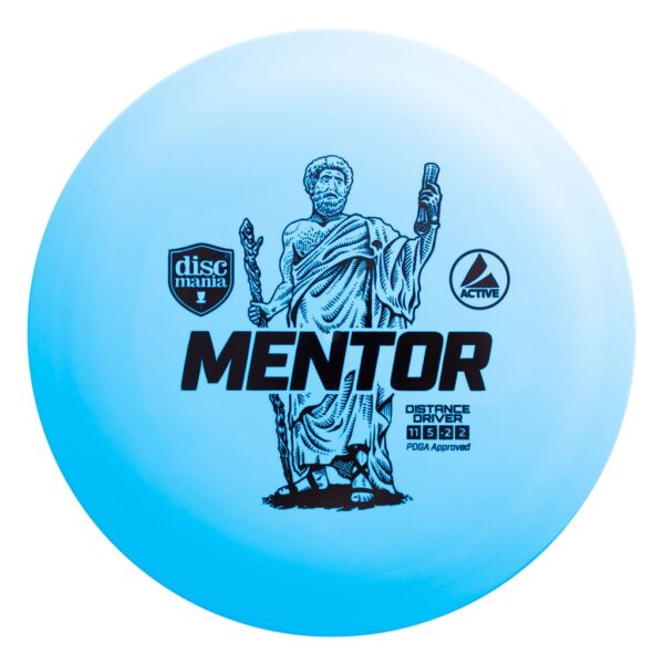 Discgolf DISCMANIA Distance Driver MENTOR Active 11/5/-2/2  Light Blue - Image 3
