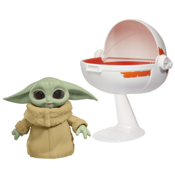 � Star Wars - Le Mandalorien - Figurine interactive Grogu et son landau 12cm - Image 2