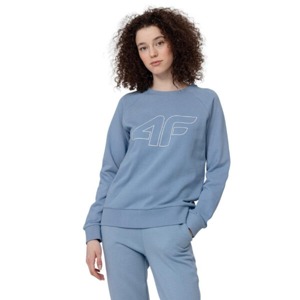 Women's sweatshirt 4F blue H4Z22 BLD350 32S M - Image 3