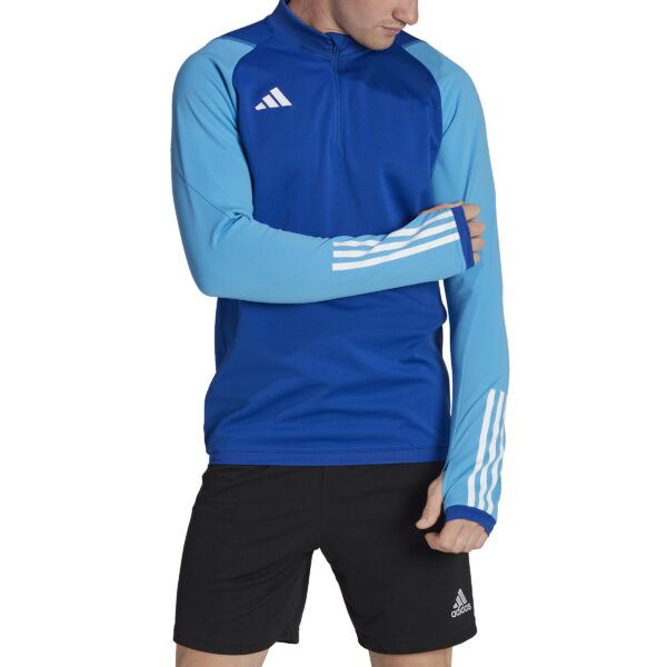 adidas Tiro 23 Competition Training Men's Sweatshirt Top blue HU1309 - Image 3