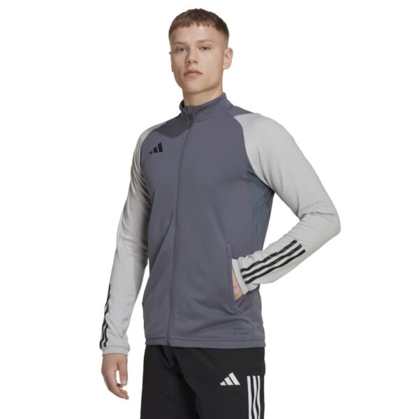 adidas Tiro 23 Competition Training Men's Sweatshirt grey HP1908 - Image 4