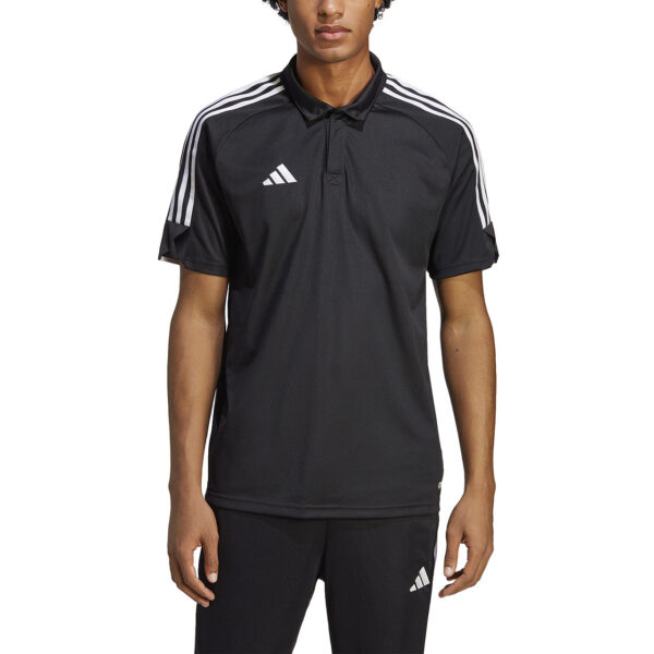 adidas Tiro 23 League Polo Men's T-Shirt Black HS3578 M - Image 4