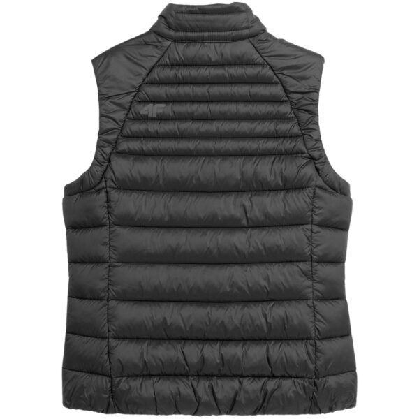 Women's down vest 4F F091 deep black 4FSS23TDJAF091 20S - Image 2