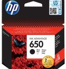 HP inkoustová kazeta 650 černá CZ101AE originál