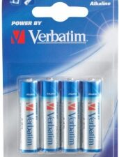 Verbatim Alkaline AA Batteries 4pcs