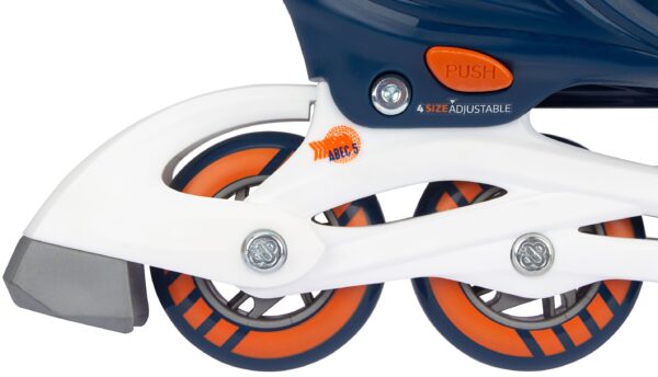 Skates NIJDAM N20AA01 37/40 Navy blue/Orange - Image 4