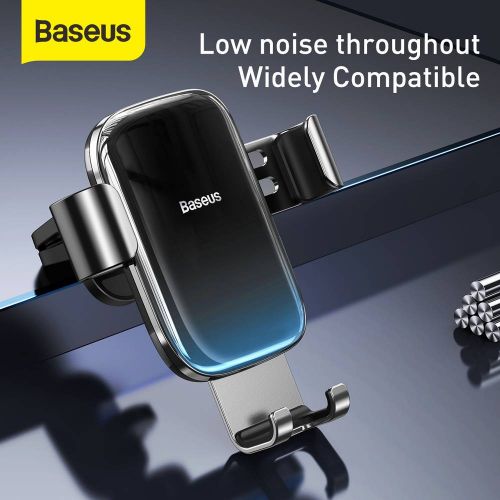 SUPORT AUTO Baseus Glaze Gravity pt. SmartPhone, fixare grila ventilatie, negru "SUYL-LG01" - 6953156222731 - Image 5