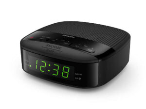 Akcija! PHILIPS radio pulkstenis, melns