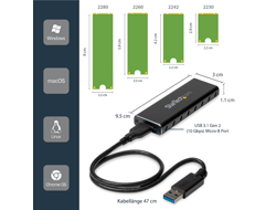 USB 3.0 TO M.2 SSD ENCLOSURE/.