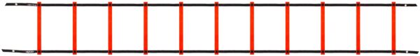 Agility training ladder AVENTO 44TL 4m