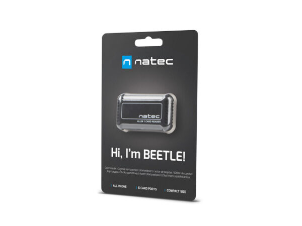 Natec card reader Beetle All-in-One USB 2.0 - Image 3