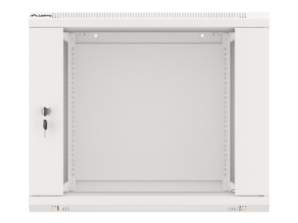 Szafa instalacyjna wisząca 19'' 9U 600X600mm szara (drzwi        szklane) - Image 10