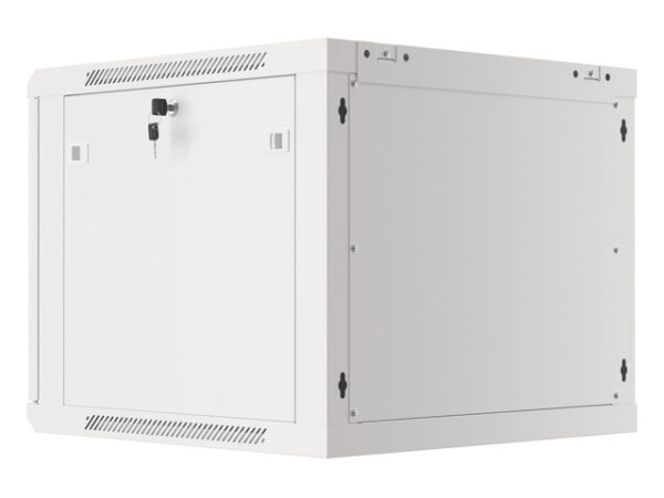 Szafa instalacyjna wisząca 19'' 9U 600X600mm szara (drzwi        szklane) - Image 6