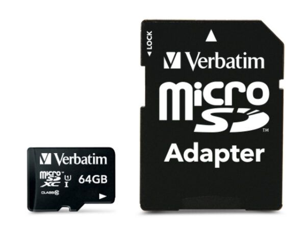 Verbatim microSD Premium* 64GB + SD adapter - Image 3