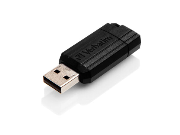 MEMORIE USB VERBATIM PINSTRIPE 32GB, USB 2.0, NEGRU "49064" (TIMBRU VERDE 0.03 LEI) - Image 4