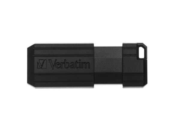 MEMORIE USB VERBATIM PINSTRIPE 32GB, USB 2.0, NEGRU "49064" (TIMBRU VERDE 0.03 LEI) - Image 2