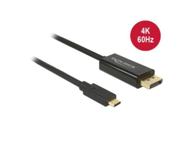 Delock - Extern� video adapt�r - USB-C - DisplayPort - �ern� - maloobchod