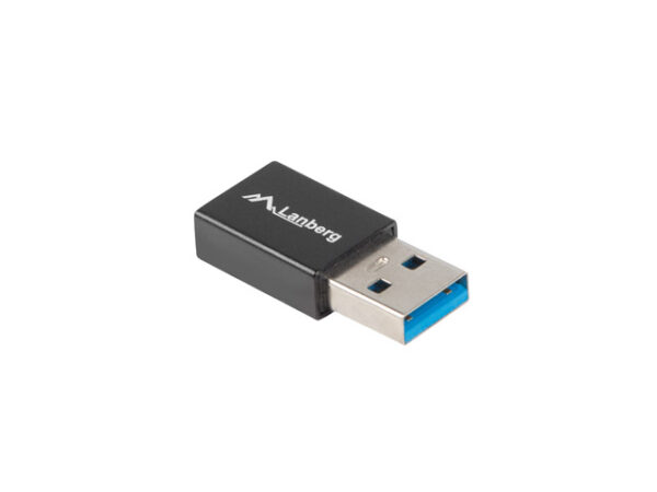 Lanberg adapter USB-C 3.1 - USB-A F/M OTG czarny - Image 2