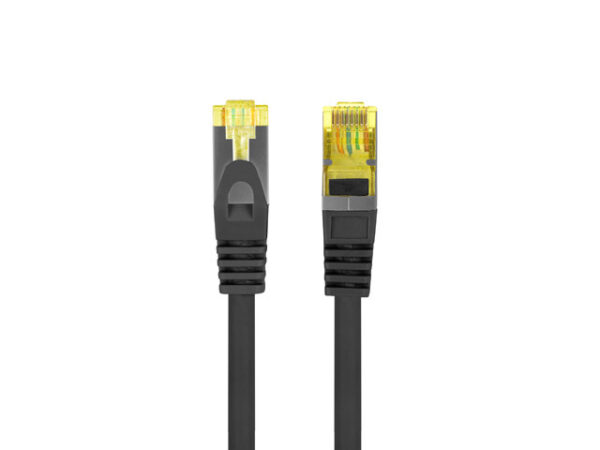 Patchcord kat.6a S/FTP LSZH CU 1,5m fluke passed czarny - Image 2