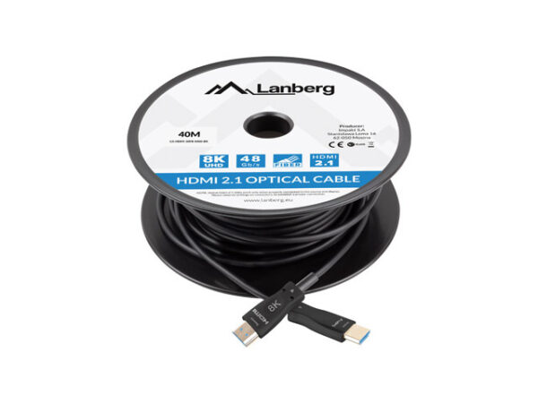 Lanberg CA-HDMI-30FB-0400-BK HDMI cable 40 m HDMI Type A (Standard) Black - Image 5