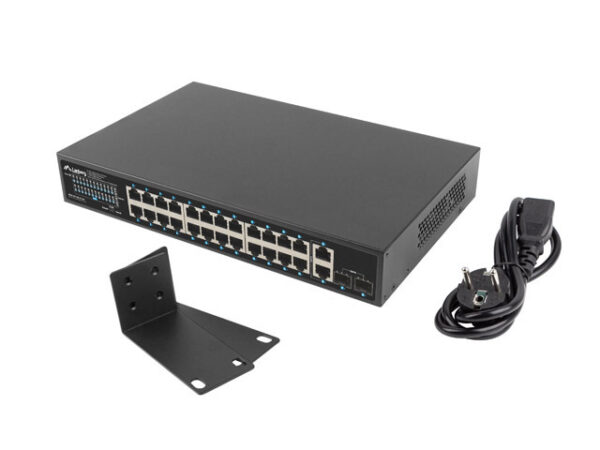 Switch 24x1GB POE+ 2xGB 2x rack 19'' gigabit ethernet 250W - Image 6