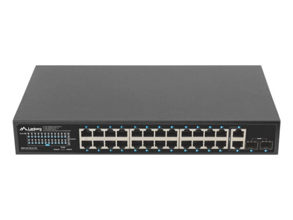 Switch 24x1GB POE+ 2xGB 2x rack 19'' gigabit ethernet 250W - Image 2